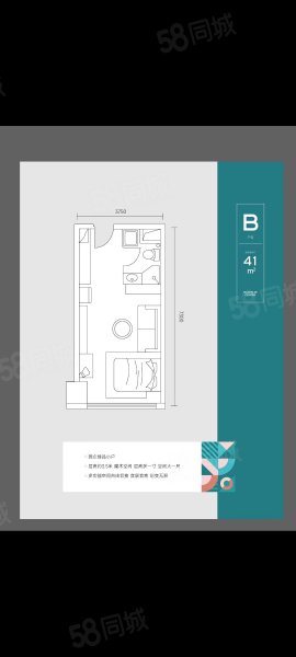 广泽中心1室1厅1卫41㎡南北20万