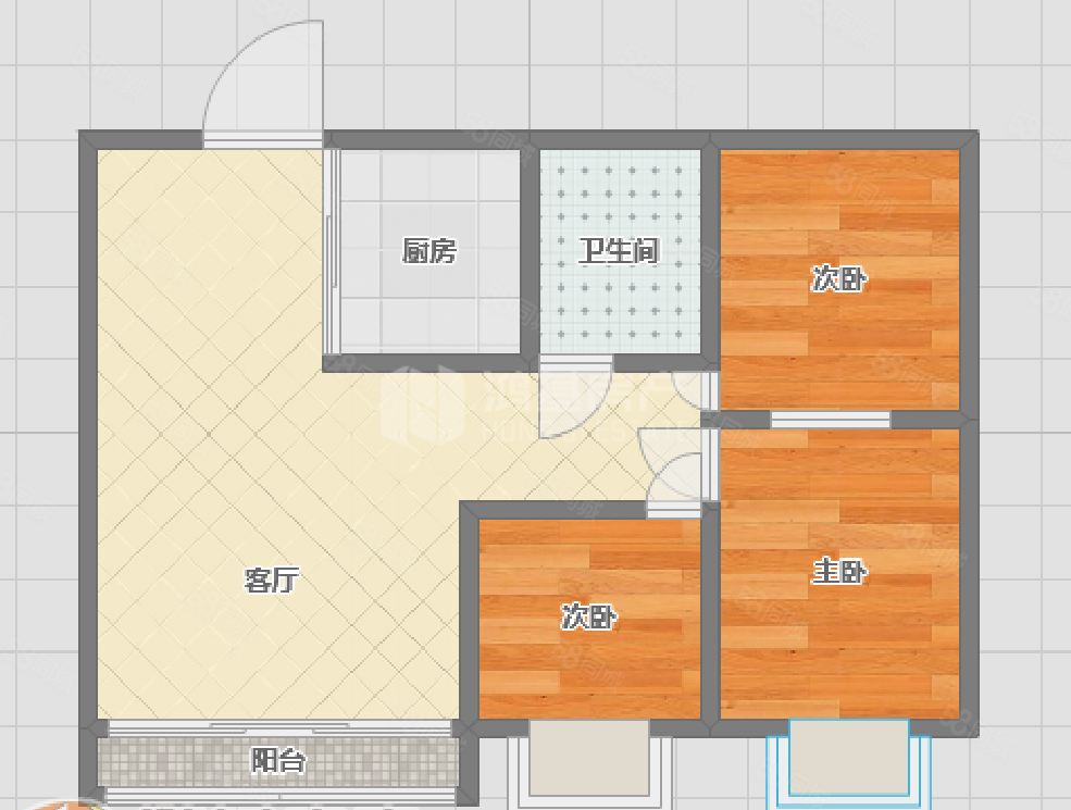 站南街39号小区3室2厅1卫113㎡南北100万