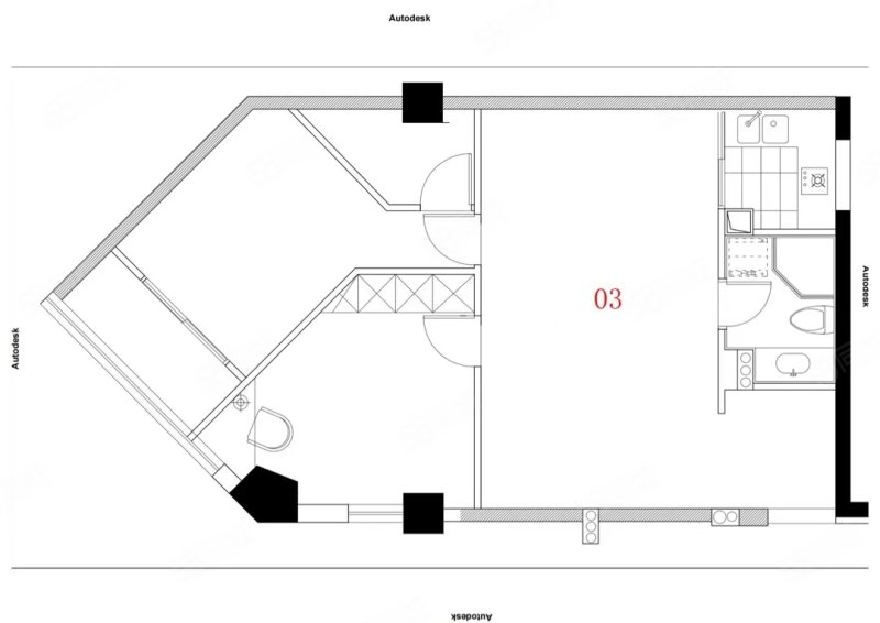 绿洲广场2室2厅1卫80㎡南北240万