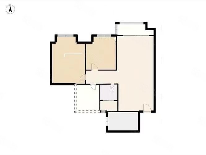 塞纳丽舍2室1厅1卫87㎡南北43.8万