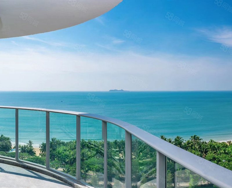 坐拥三亚湾一片海景!品质静怡之地!海上大平层 270观景阳台