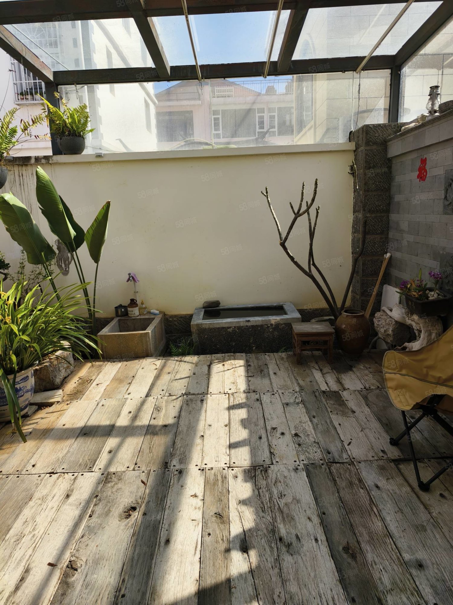 占地 花园独立车库 大露台,三江花园