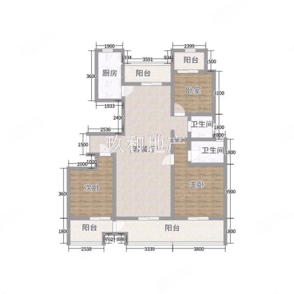 信达峯墅3室2厅2卫135㎡南北80万