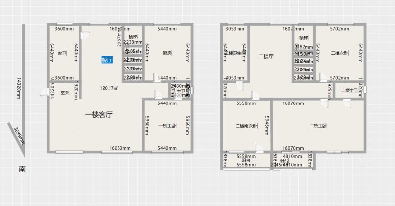 金龙小区4室3厅4卫224㎡南北91万