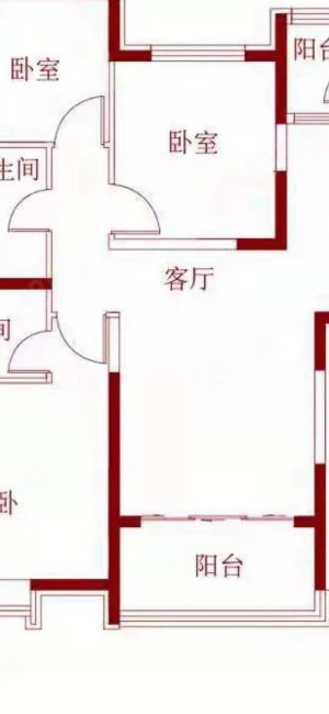 美馨庄园3室1厅1卫106㎡南北40万