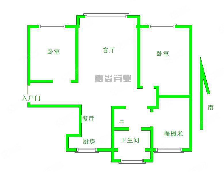 碧桂园碧草云天3室2厅1卫99㎡南北69.5万