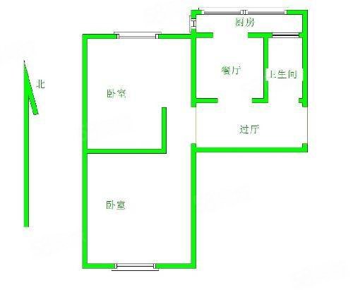 保棉一厂宿舍2室1厅1卫47㎡南北32.8万