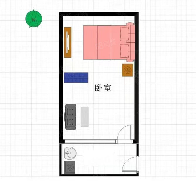 南池子大街9号院1室1厅1卫16㎡南235万