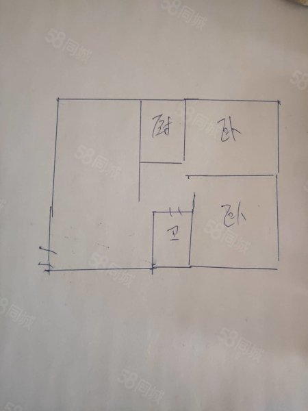 名筑花都西区2室1厅1卫72.89㎡南北60.8万