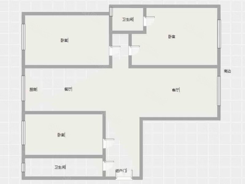 恒创峯樾府3室2厅2卫123.27㎡南北116万
