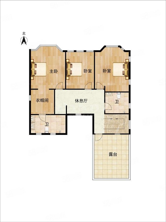 香江花园(别墅)6室2厅3卫266㎡东3050万