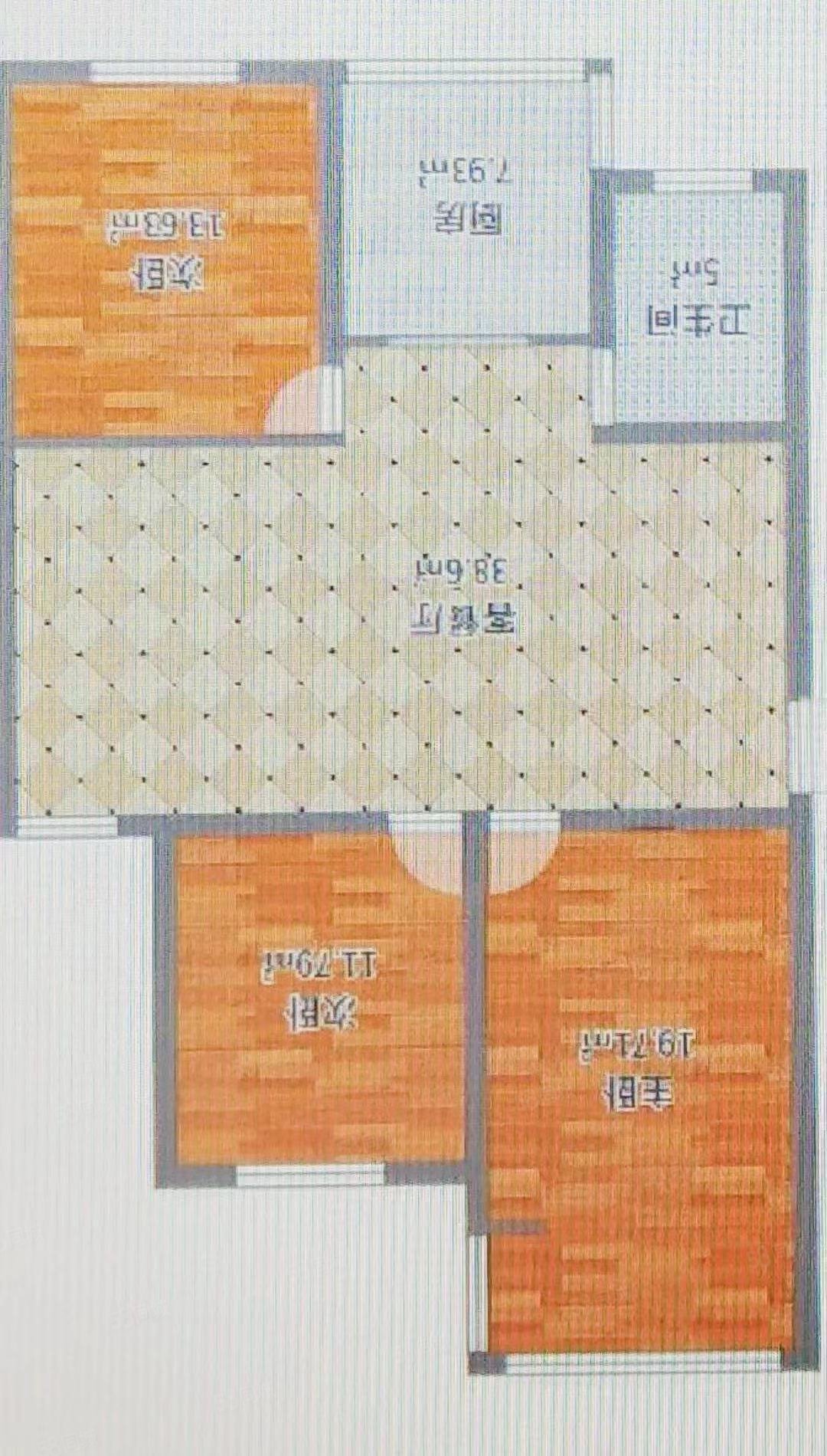 桑家坡东区(桓公花园9-11号)3室1厅1卫86㎡南北73万