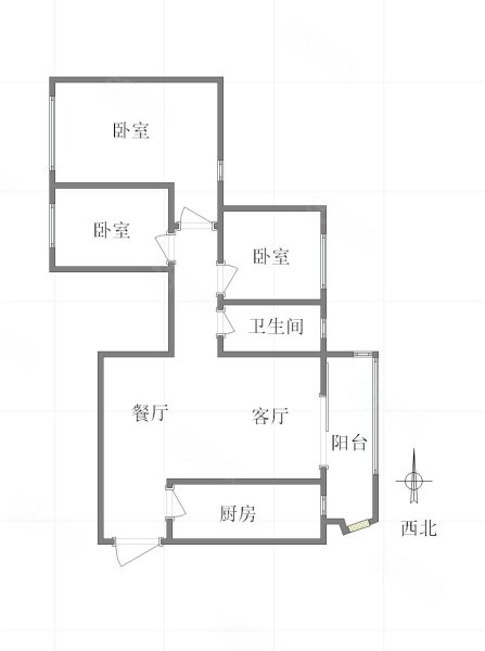 恒大嘉州城3室2厅1卫89.72㎡西南139万