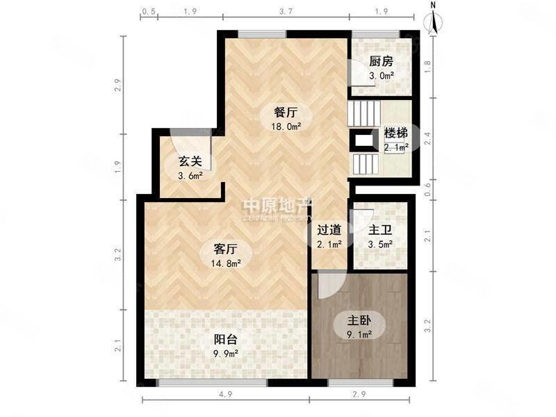 金隅满堂(别墅)4室2厅2卫191.05㎡南北640万