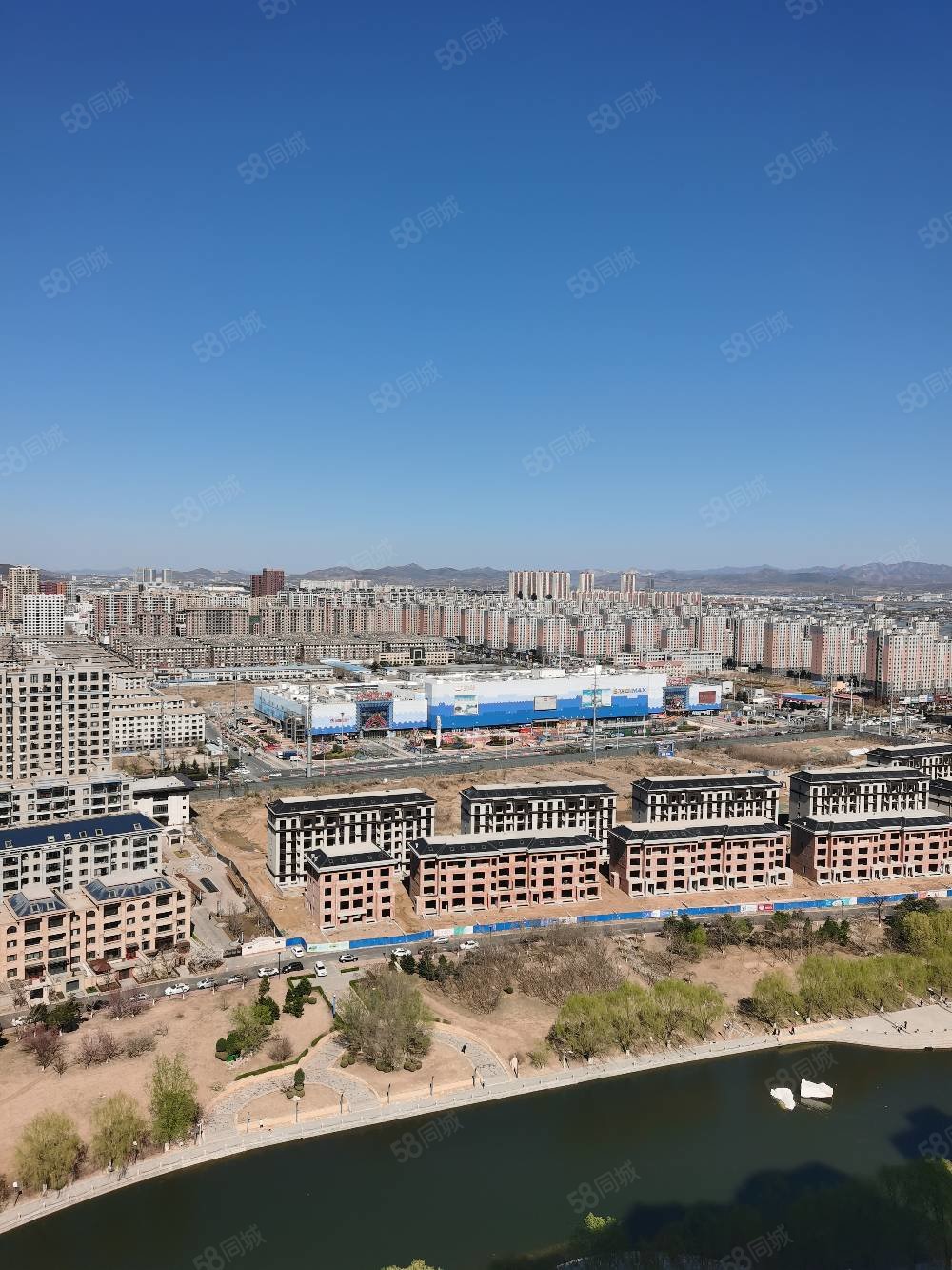 27楼 大南厅落地窗 赠送南北阳台 前后无遮挡,帝景豪园-营口58同城