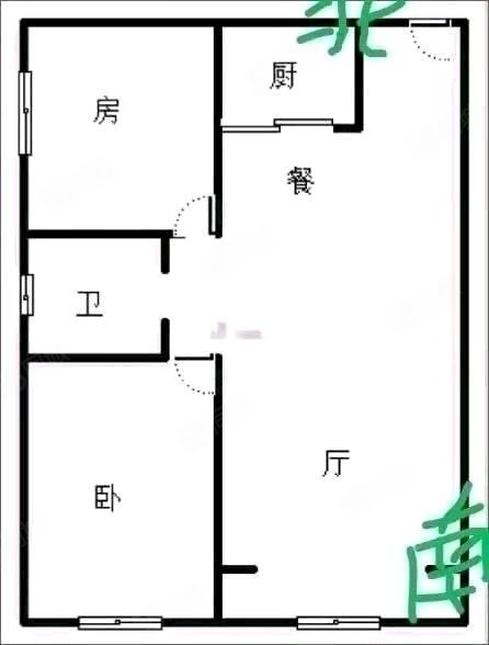 金厦科教苑2室2厅1卫85.33㎡南北78万