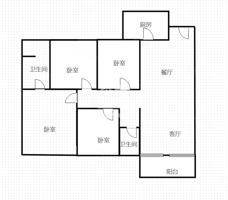 永恒朗晴4室2厅2卫110.73㎡南86万