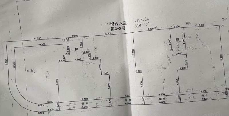 大士院住宅(二区)3室2厅1卫141.57㎡南90万