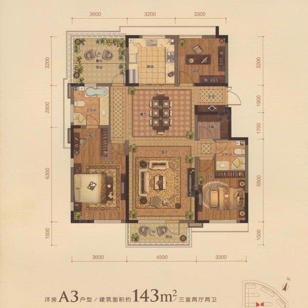 骄杨公寓2室2厅1卫79㎡南北23.8万