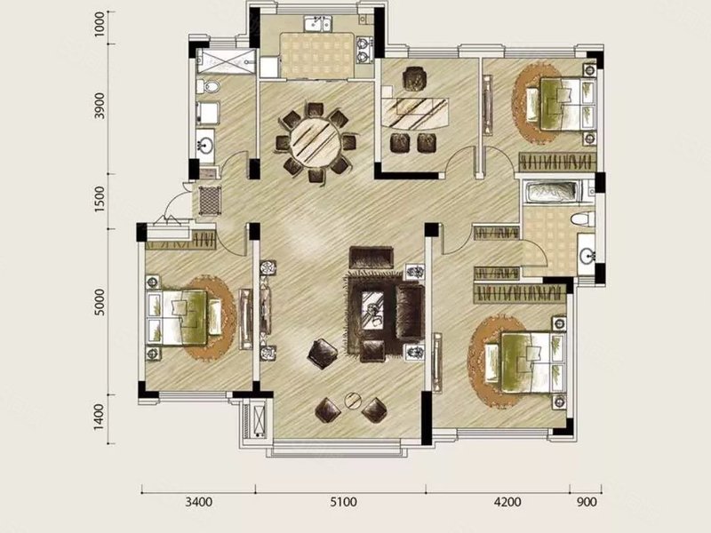 霞光府一号院 南北通透 采光好 可用 业主诚心出售
