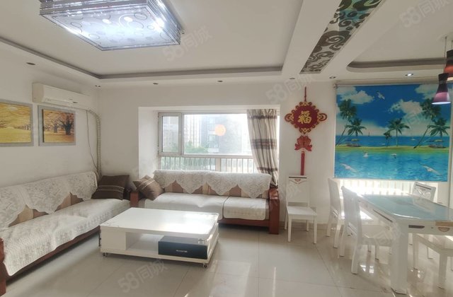 新出  边户 带车位 精装修三室 多送7平方前边是多层采光好