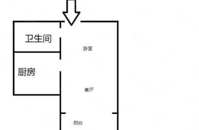 民主小区A2区1室1厅35㎡25万二手房图片
