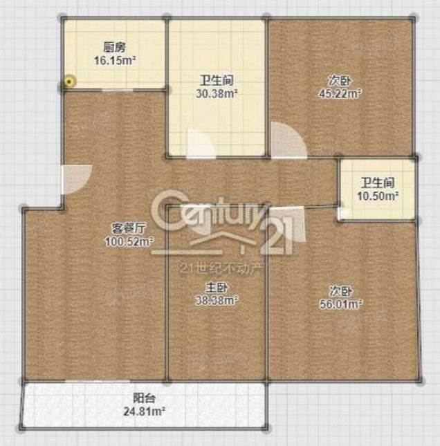 新月湾3室2厅2卫134㎡南北125万