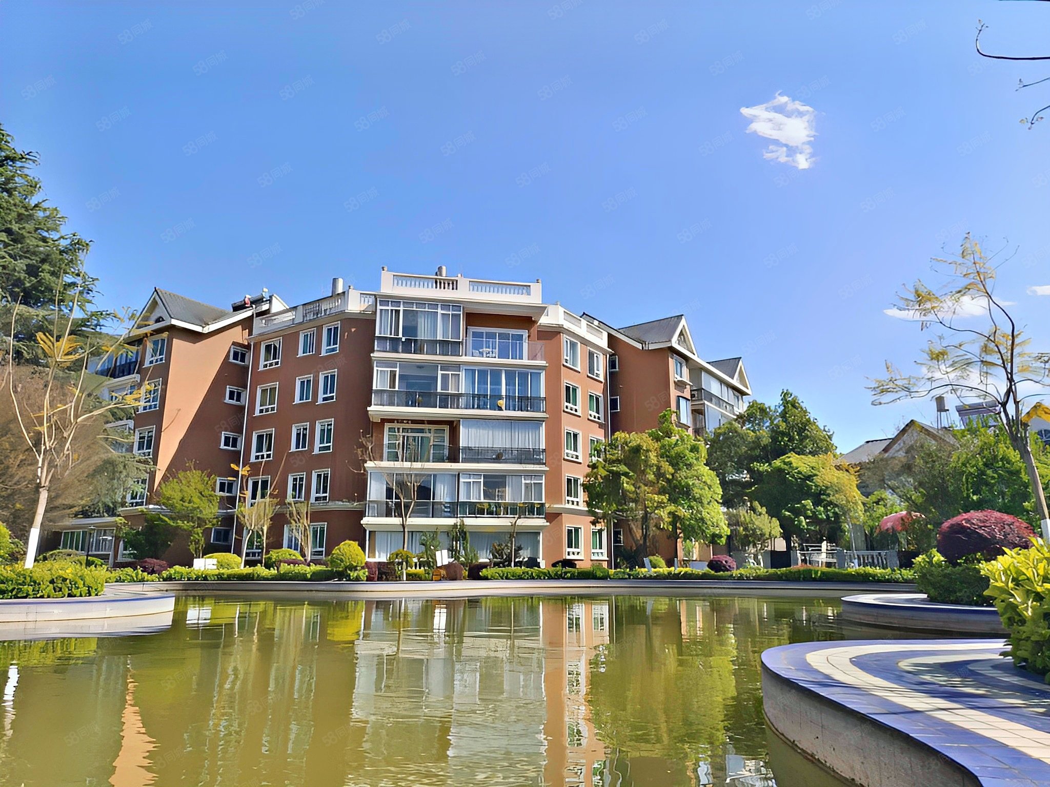 总高5层花园洋房听涛雅苑精装一室产权在手低税费低楼层