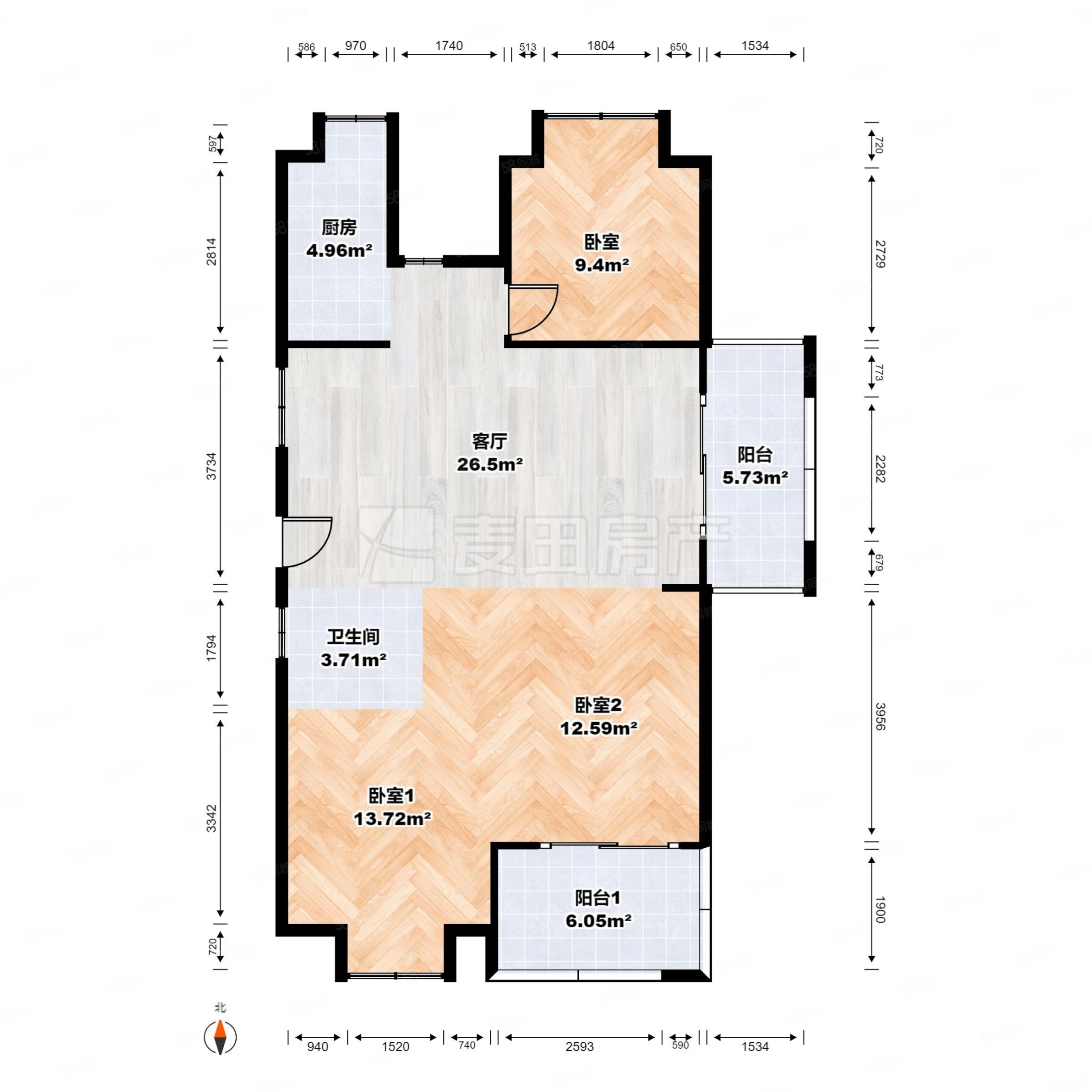 【10图】上福高 祥浦苑 高层10楼 东端头3房 临地铁,祥浦苑-福州58