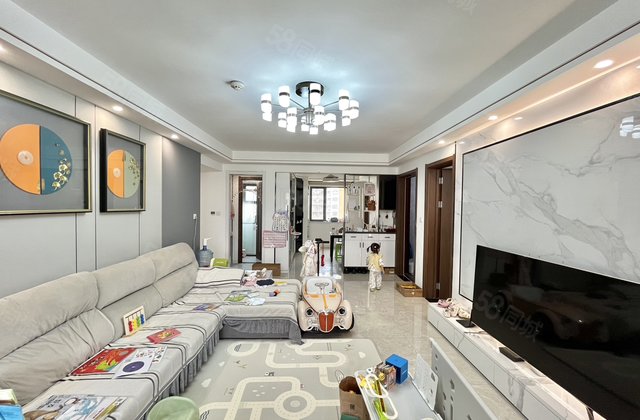 裕昌九州新城独梯独户带车位储藏室免大税！精装修元宝户型好楼层