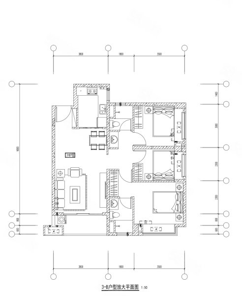 卓越荣津瀚海湾名庭3室2厅2卫98㎡东南498万