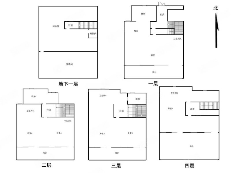 江山万里(一期别墅)6室2厅6卫377㎡南4790万