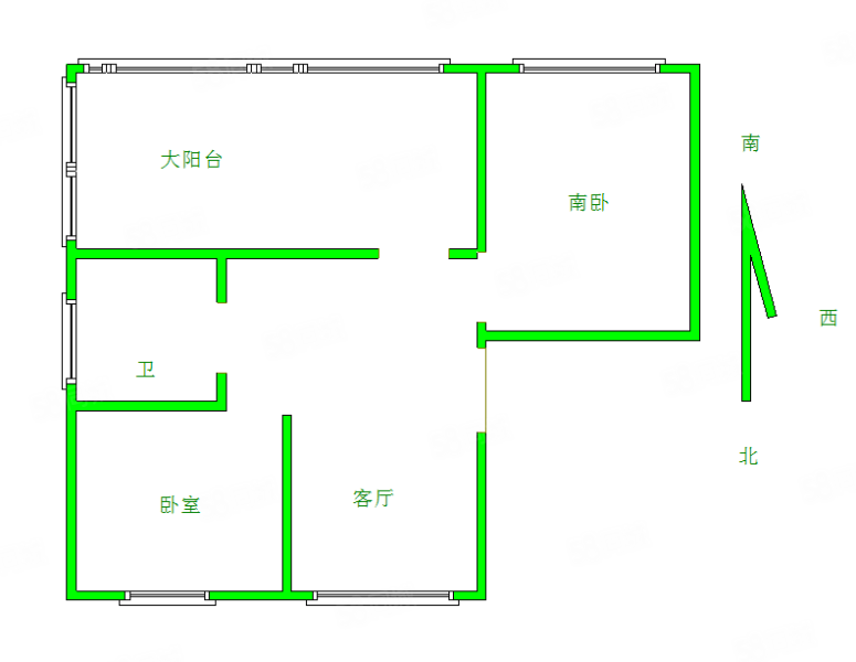 百合帝苑4室2厅2卫310㎡南北210万