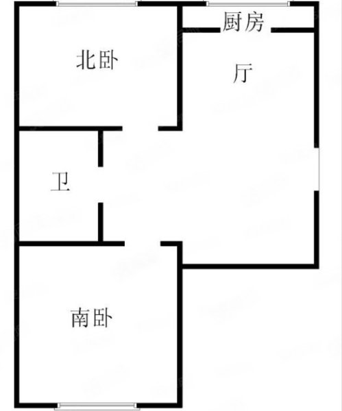 屹馨百合社区2室1厅1卫82㎡南北45万