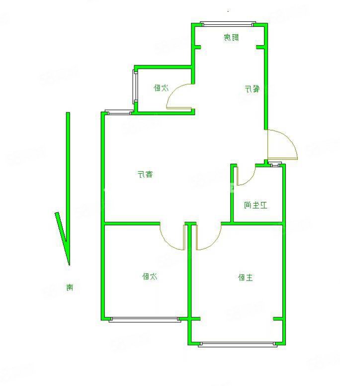 金税苑3室2厅1卫105㎡南北42.8万