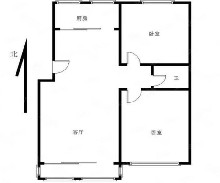 硕辉苑3室2厅2卫89㎡南79万