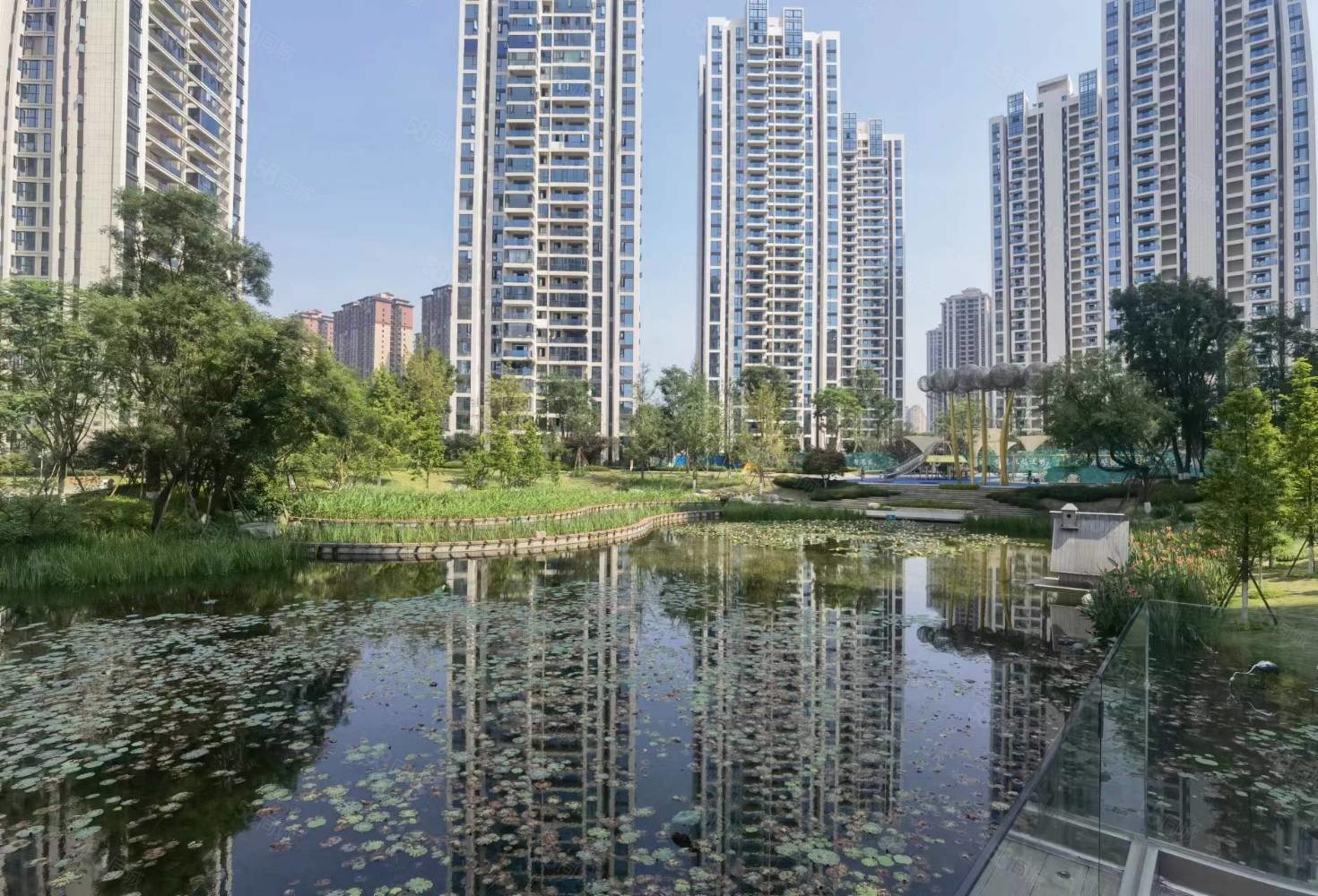 城西酒城中心三室两厅两卫朝南看音乐喷池广场,三溪酒城中心-泸州58