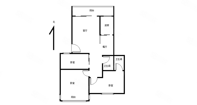 湖里大唐世家五期(公寓住宅)3室2厅1卫95.62㎡南368万