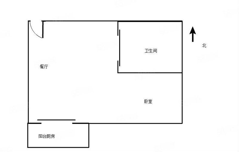 团结新村1室1厅1卫40㎡南34万