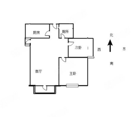 宁新花园(3地块)2室1厅1卫80.39㎡南38万