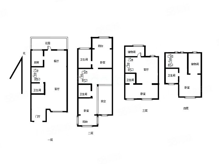 西山藝境6號院(別墅)4室1廳3衛(wèi)186.41㎡南北1200萬