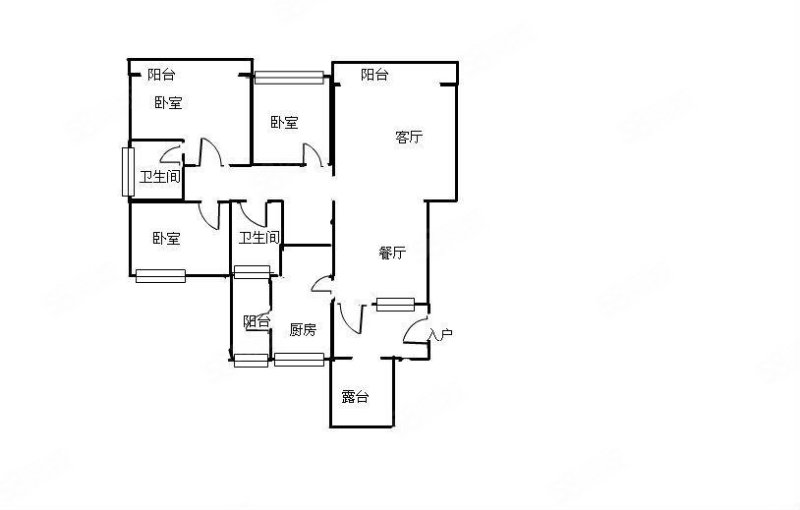 绿地海域澜屿3室2厅2卫129㎡北102万