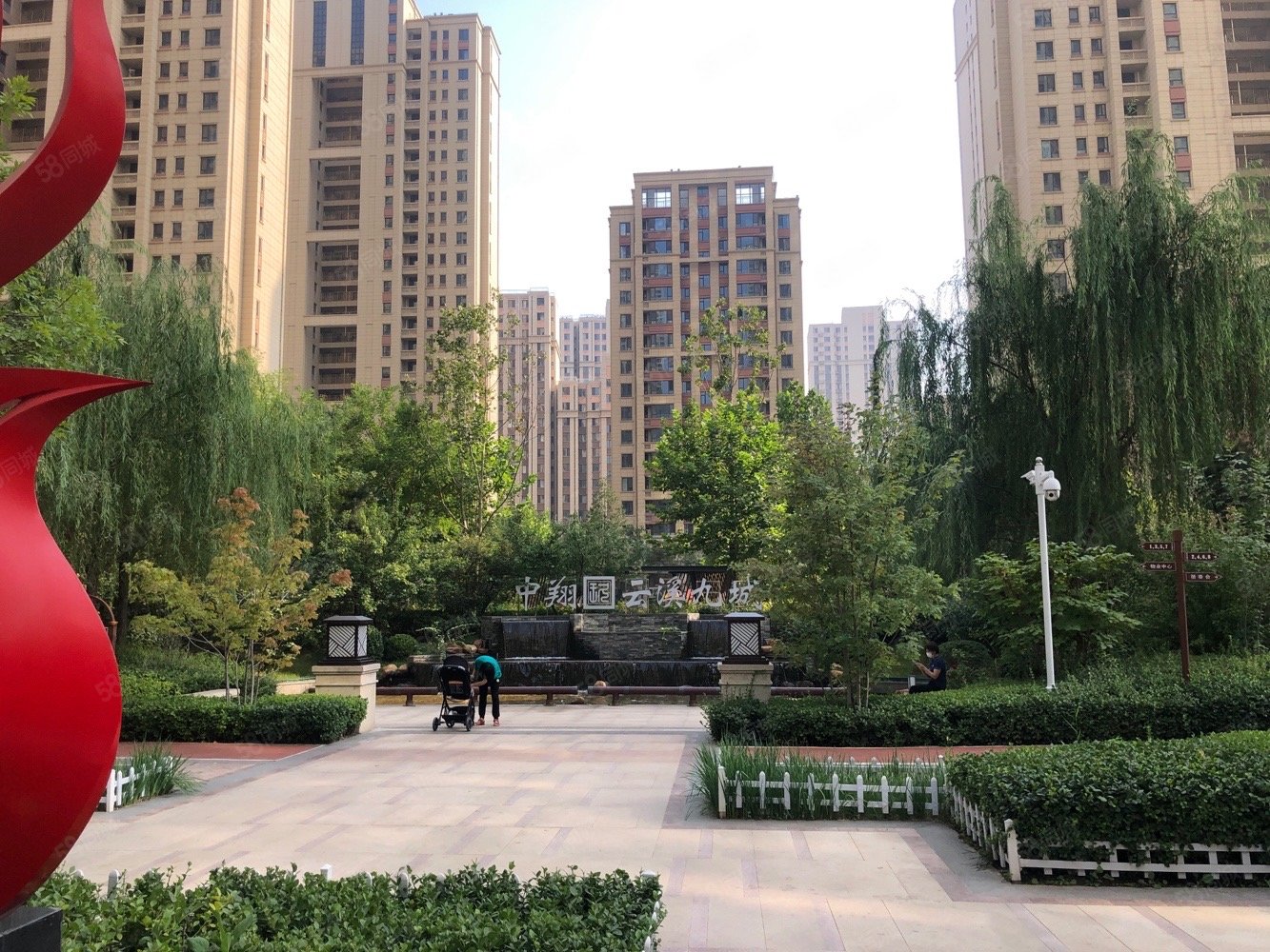 小高层总高17 中间楼层 东户 四居室全天采光,云溪九城-保定58同城