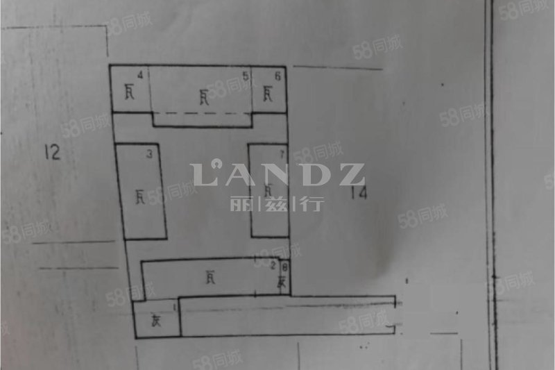 六合二条胡同小区1室1厅0卫570㎡南11000万