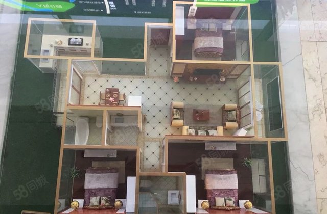 十里花溪3室2厅122.4㎡38万二手房图片