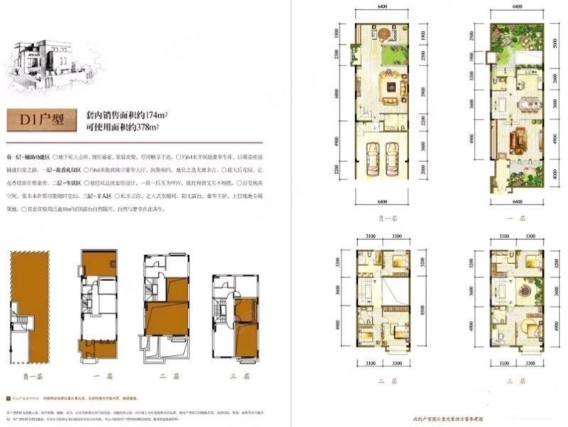 万科渝园(别墅)5室2厅2卫181㎡南225万