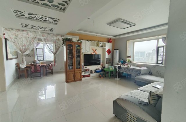 市中心位置精装三室朝阳双阳台带车位储藏室光岳花园观景楼层