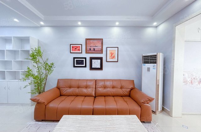 抢抢徒骇河观景房，中间楼层精装三室，两室一厅朝阳，带家具家电