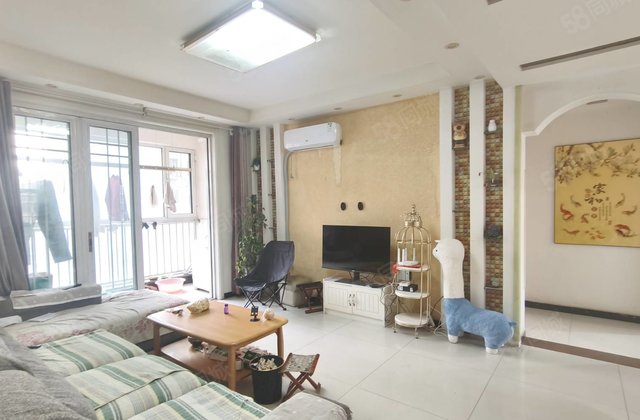 90.8 二中，书香东郡三室两厅全明户型