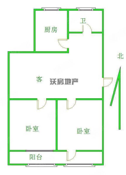 薛庄小区2室2厅1卫81.92㎡南北26.6万